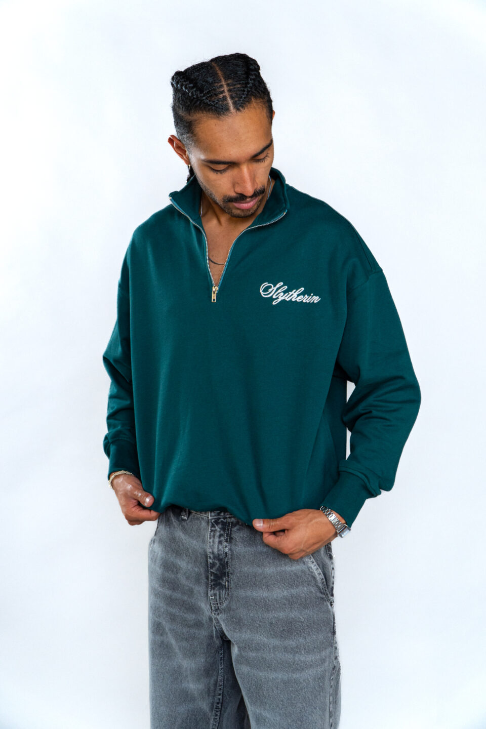BUZO MASC VERDE OSCURO