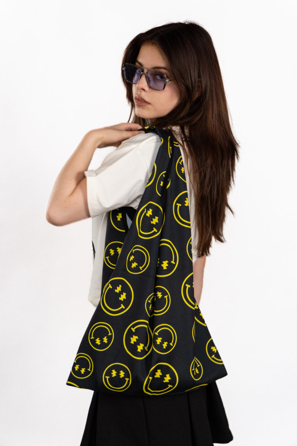 BOLSO FEME NEGRO SMILEY