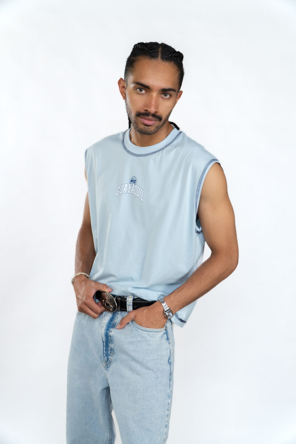 MUSCLE TEE HOM CELESTE