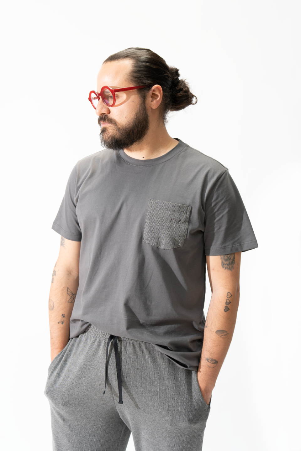 PIJAMA CAMISETA/PANTALON MASC NEGRO