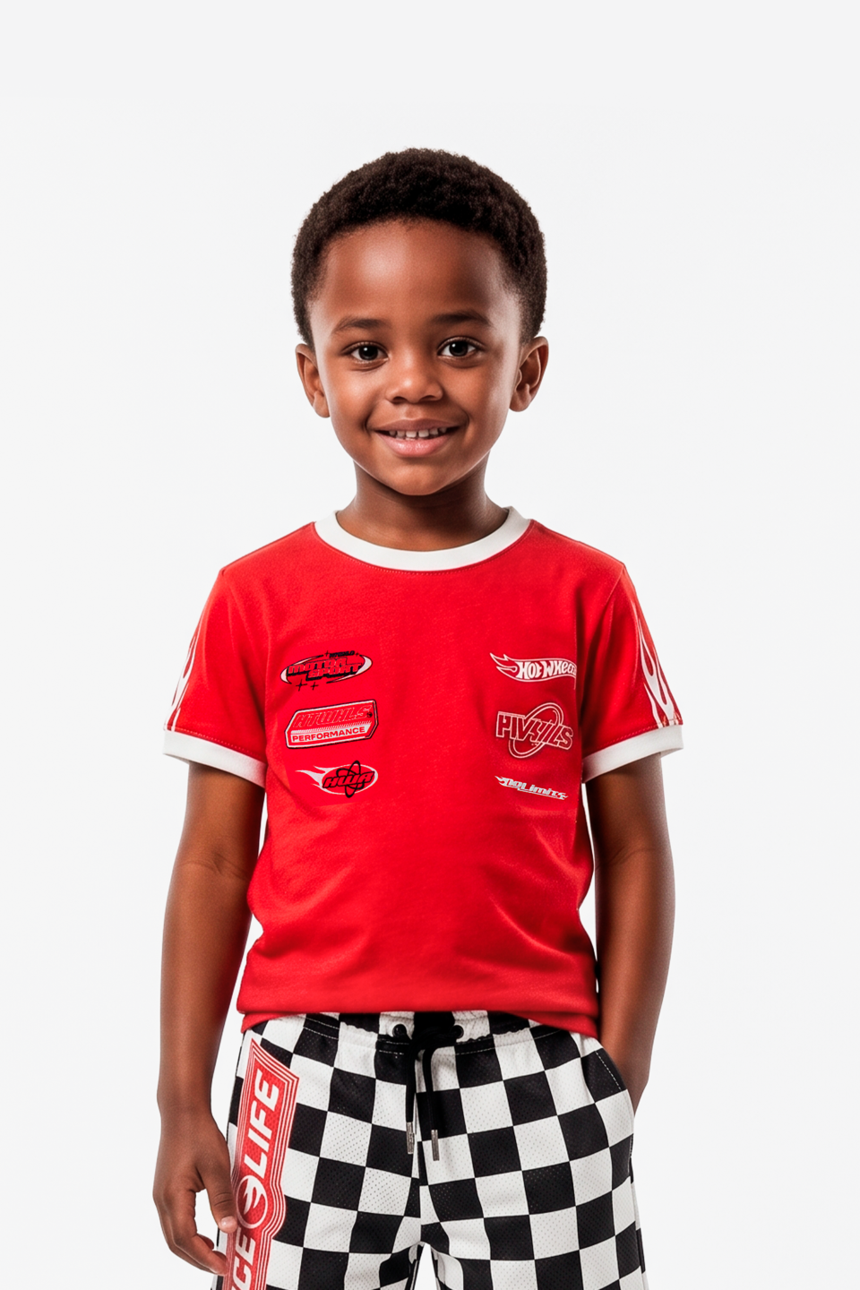 CAMISETA NIÑO ROJO -