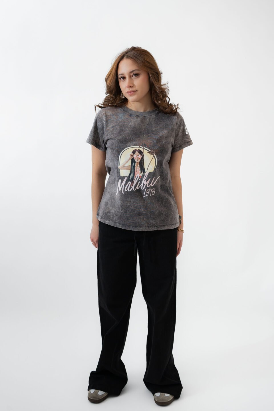 CAMISETA FEME GRIS -