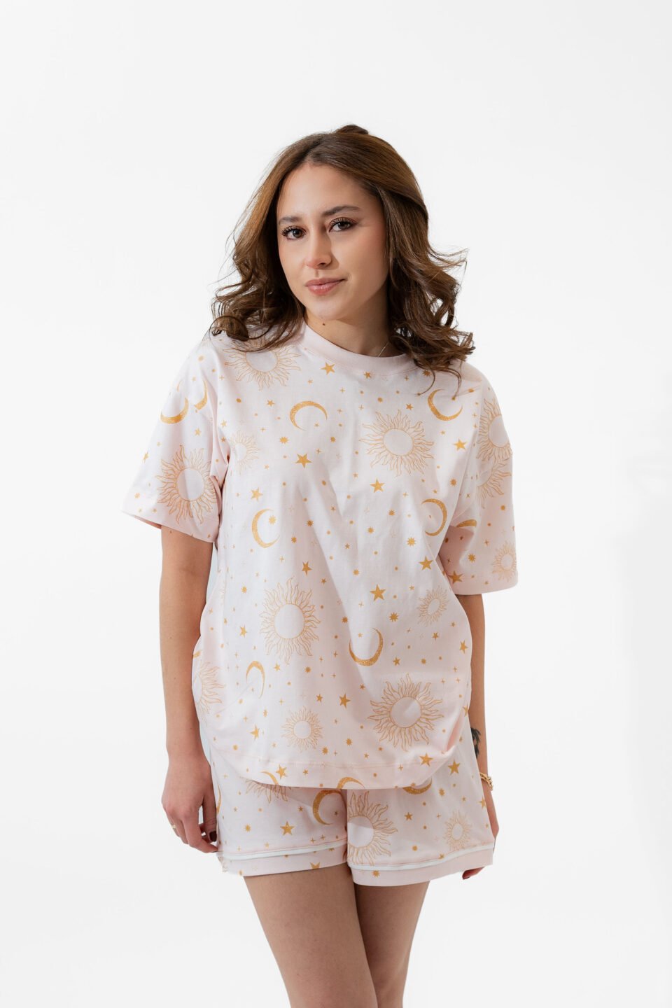 PIJAMA CAMISETA FEME ROSA