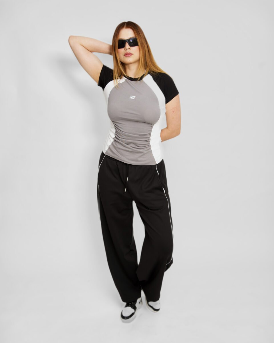 CAMISETA FEME BLANCO/ NEGRO