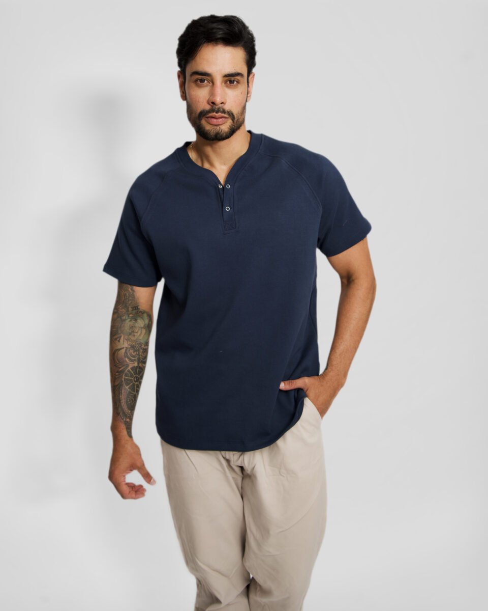 CAMISETA MASC AZUL MARINO