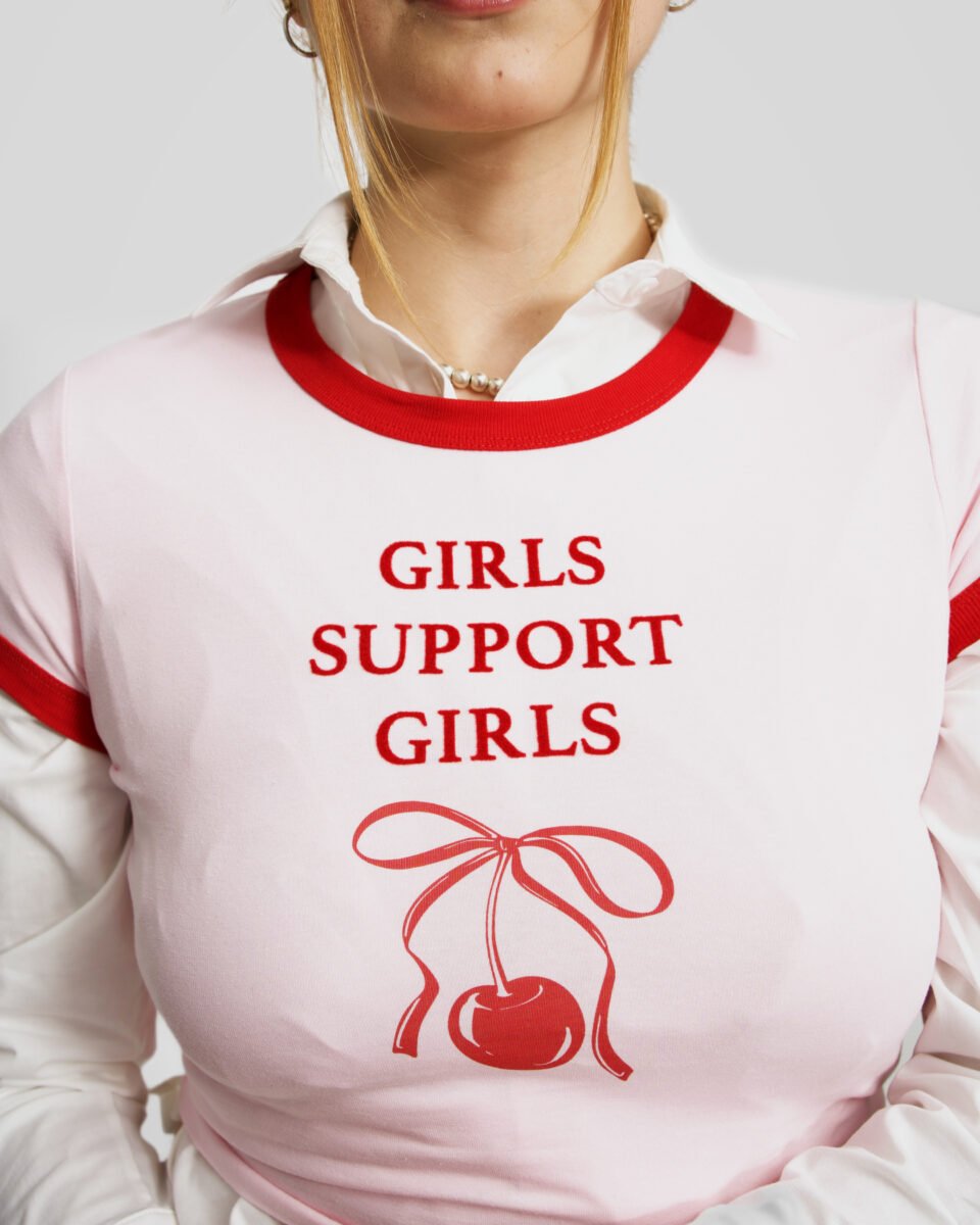 CAMISETA FEME ROSA -