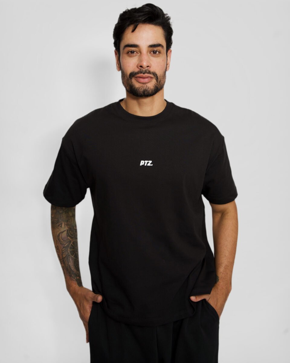 CAMISETA MASC NEGRO -