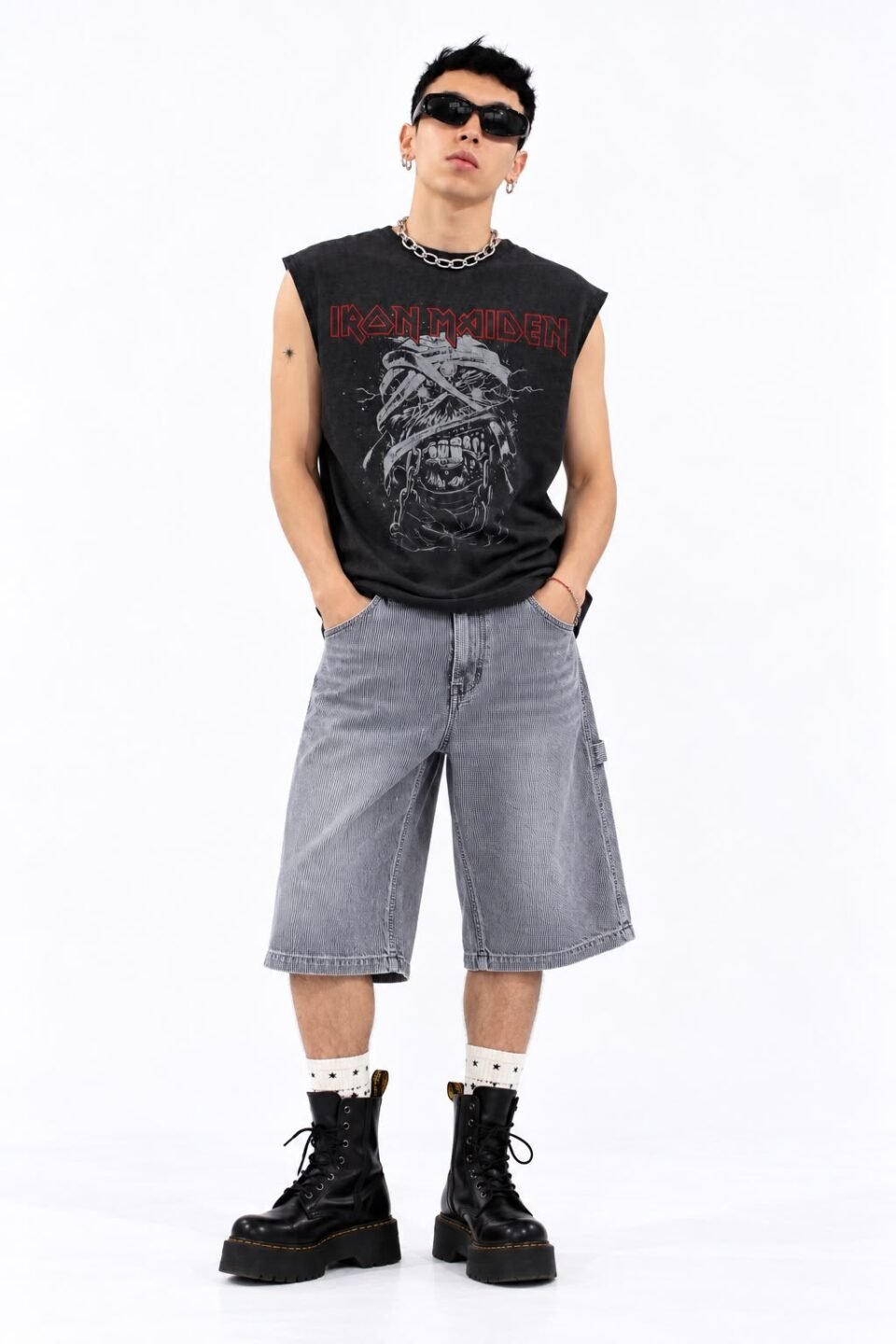 MUSCLE TEE MASC NEGRO